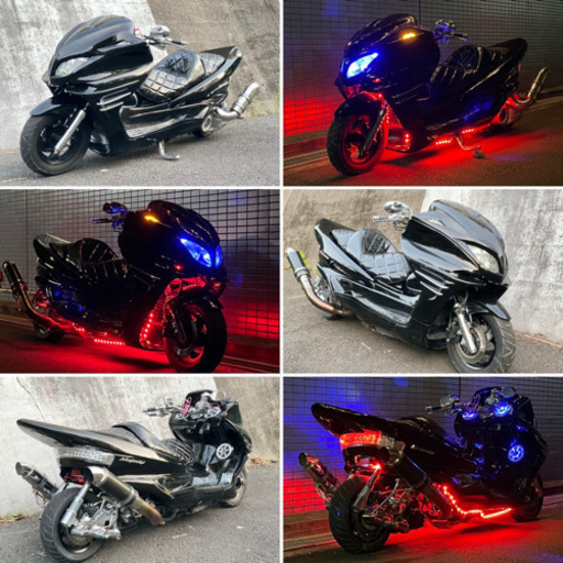 バチバチフルカスタム‼︎【YAMAHA マジェスティ】ロンホイ‼︎スピーカー４発‼︎
