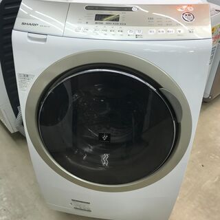 10.0kgドラム式洗濯機 SHARP シャープ 2016年製 ES-Z210-NL プラズマ 