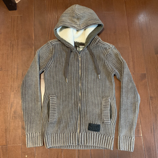 G Star Raw メンズ ニットパーカー L カーキ ノーデコライ 恩田のパーカー メンズ の中古 古着あげます 譲ります ジモティーで不用品の処分