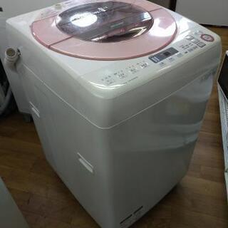 J058☆6ヶ月保証☆8K洗濯機☆SHARP ES-GV80R-P 2016年製