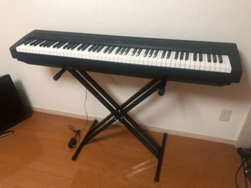 ヤマハ YAMAHA 電子ピアノ 88鍵盤 P-45 ブラック【専用スタンド付き】