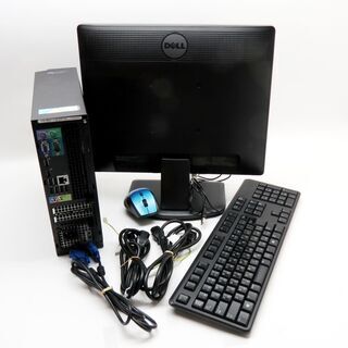 ■名古屋近郊なら無料持参＆無料セッティング！【新品SSD！とインテルi3搭載！~快速に動作します！】DELL製デスクトップパソコンWin10機フルセット！■取引先で引き取ったPCをしっかり更新メンテナンスして、激安！で御提供♪　★初心者安心、インターネットもExcel ・Wordもバッチリ使えます！ □名古屋近郊無料持参！【新品SSD！とインテルi3搭載機！~快速に動作し