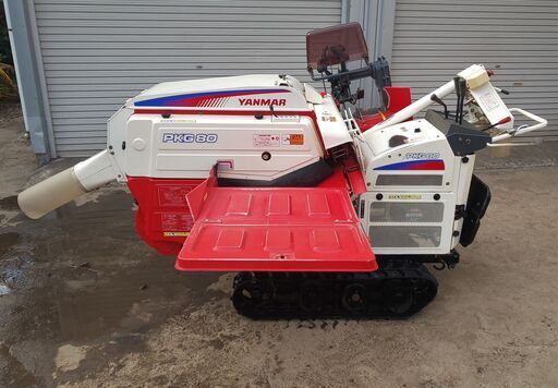 鹿児島発 ヤンマー ガソリンエンジンハーベスタPKG80 結束機付き