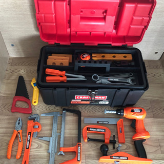 【取引完了】Tool Box おもちゃ工具箱