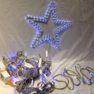 ☆2601☆イルミネーション コロナ産業 白・青LED ドレープライト