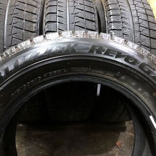 BS BLIZZAK REVO GZ 215/60R16 16インチ スタッドレス 4本 2015年製 クラウンロイヤル マークX ティアナ等 (VTN298) クレジットカード QR決済可能