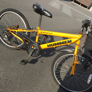 Hummer 子供自転車22インチ ぴか 金沢八景の自転車の中古あげます 譲ります ジモティーで不用品の処分