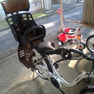 24インチ自転車、リア用チャイルドシート