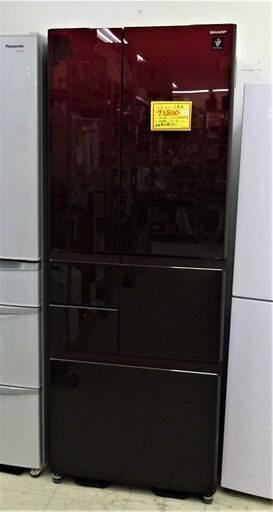 501L6ﾄﾞｱ冷蔵庫USEDｼｬｰﾌﾟSJ-GT50A-R\t