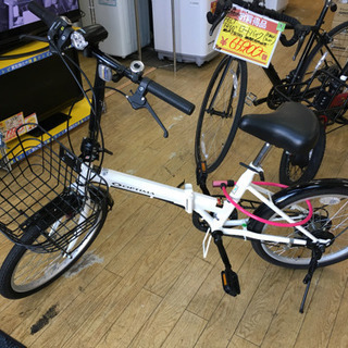 美品 OPTIMA 20インチ 折り畳み自転車 6段変速ギア オプティマ