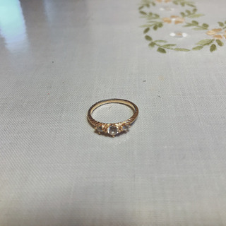 ゴールド 指輪 リング agate アガット　美品