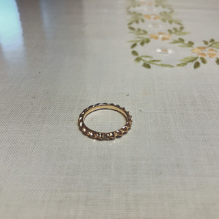 ゴールド 指輪 リング agate アガット　美品