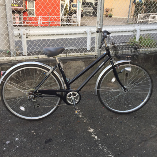 取引中　あさひ自転車  6段変速  自動点灯ライト 鍵付き