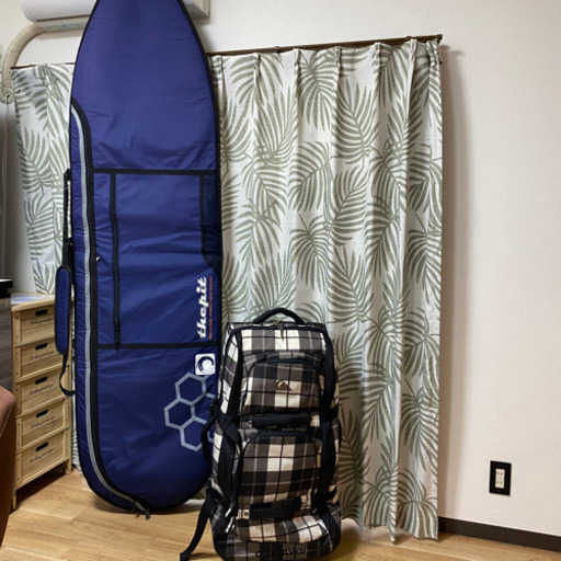 セット クイックシルバー キャリーバック サーフボードケース