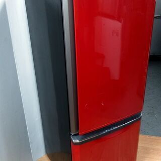 冷蔵庫 大きめ2ドア 298L イタリアンレッド 三菱電機