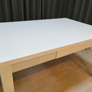 【ニトリ】ダイニングテーブル ホワイト(白) (CREA 120...