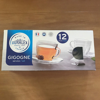 新品 DURALEX  GIGOGNE マグカップ＆ソーサー セ...