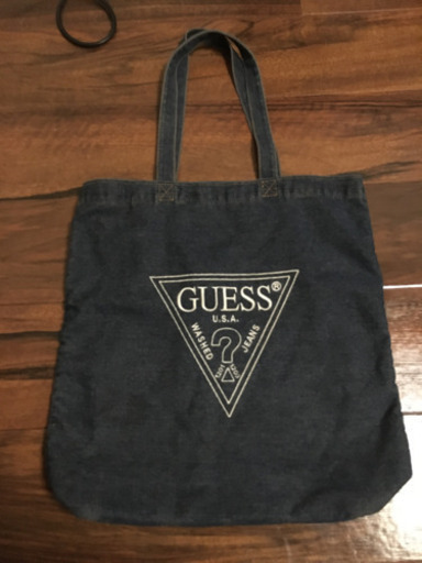 【美品】GUESS ❥デニムバッグ【一度のみ使用】