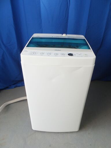 ★配送可能★３か月保証　2017年製　全自動洗濯機　4.5kg　ハイアール　JW-C45A（TY-028）