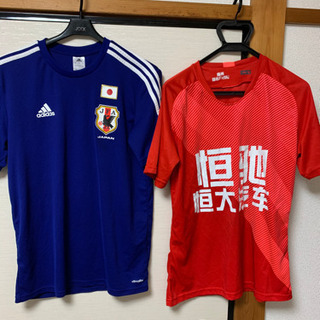 【取引交渉中】日本代表応援Tシャツ＆中国広州恒大応援Tシャツ
