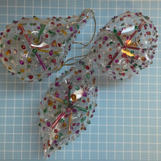 ガラスのオーナメント 4個セット