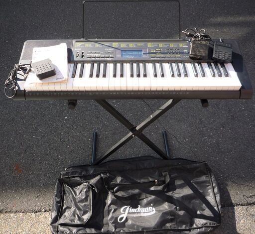 ☆CASIO カシオ CTK-2200 KEYBOARD 61鍵盤 電子キーボード ベーシックタイプ◆スタンド付き・ピアノレッスンに最適