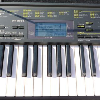 キーボード カシオ CKT-2200 61鍵盤 CASIO CTK-2200 61鍵盤電子キーボード 専用スタンド付 CASIO CTK