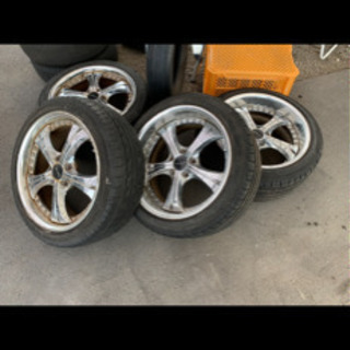 メッキホイール タイヤ セット 225/45 18