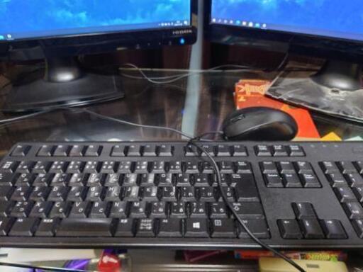 FUJITSU デスクトップパソコン 2画面 サクサク！