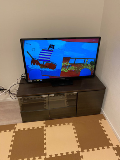 32V型テレビとテレビ台セット