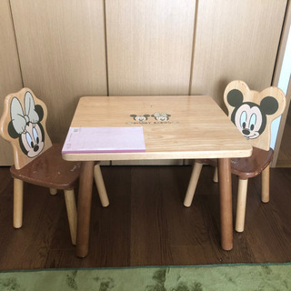 ディズニー子供用机、椅子