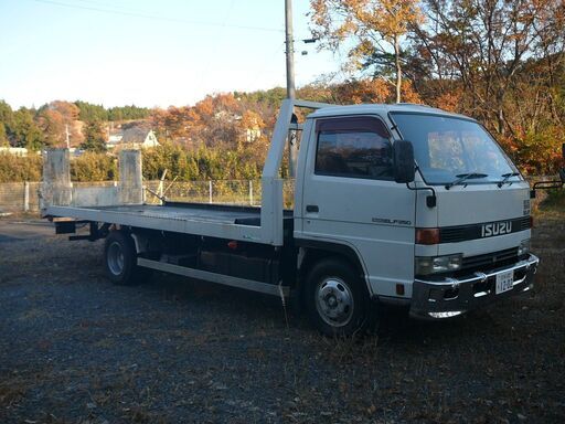 最新発見 Isuzu エルフ バイク積載車 国内自動車本体 Guiacieneguilla Com
