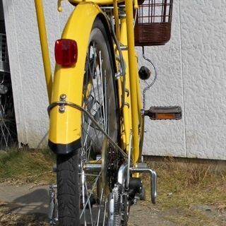 DEC163】自転車 26インチ 変速レバー LEDオートライト 武田産業 白
