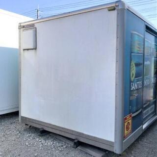 【2スペース】【横スライド扉】保冷コンテナ 長さ約530cm×幅218cm×高さ220cmくらい 匝瑳市発 配送可 No.31117 2スペース】【横スライド扉】保冷コンテナ 長さ約530cm×幅218cm×高さ