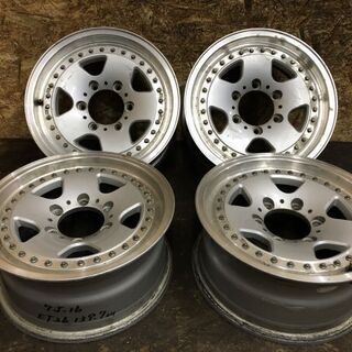 社外ホイール 16インチ 4本 7J6HPCD139.7+26 サーフ パジェロ等 