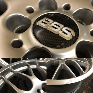 BBS 社外ホイール 18インチ 4本 8J5HPCD112+35 VW audi等　(VHG161) クレジットカード QR決済可能 BBS 社外ホイール 18インチ 4本 8J5HPCD112+35 VW audi等 (VHG161