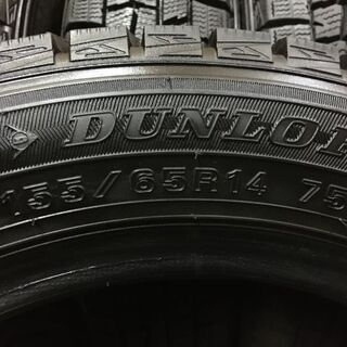 DUNLOP WINTER MAXX WM01 155/65R14 14インチ スタッドレス 4本 2018年