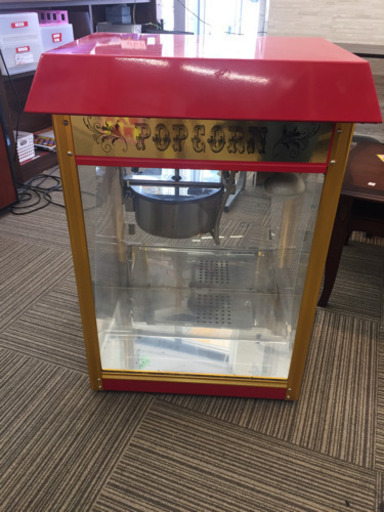 11/19  【ホームパーティ盛り上がるの間違いなし】定価¥32,000 popcorn machine  おうちパーティ 業務用ポップコーンメーカー ET-POP6A-R