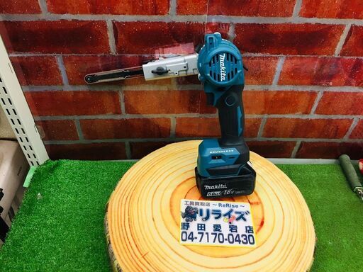 マキタ BS180 充電式ベルトサンダー【リライズ野田愛宕店】【店頭取引限定】【中古】管理番号：ITQ1IC25RLN1