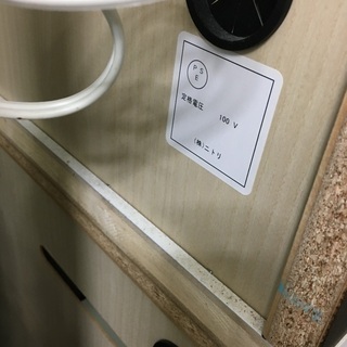 食器棚　ニトリ　ブラウン系