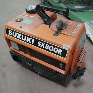 スズキ SUZUKI　屋外用　混合ガソリン　エンジン小型発電機　...