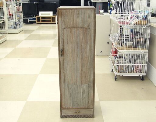 三味線ケース 収納棚 二丁掛け 2本収納可能 桐 木製 中古品