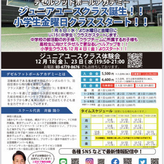 Desel Football Academy サッカースクール デゼル 穴守稲荷のサッカーの生徒募集 教室 スクールの広告掲示板 ジモティー