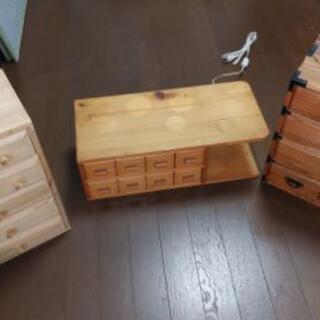 木工芸小物収納ボックス