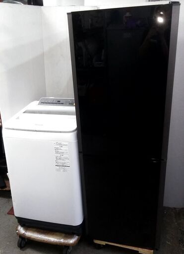 家電2点セット　冷蔵庫　2ドア　256L　洗濯機　パナソニック　大容量8キロ