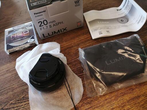 Panasonic H-H020A マイクロフォーサーズ パンケーキ単焦点レンズLUMIX
