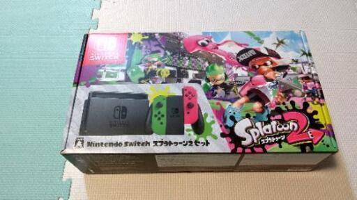 【決まりました】中古品　ニンテンドースイッチスプラトゥーン２セット　ソフト、シールは無し！