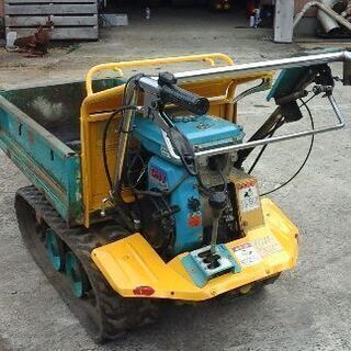 運搬車 チクスイ 手動ダンプ ❢❢ 実働 ❢❢ キャタピラ良し