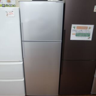 中古 自社便送料格安 シャープ 225L 2ドア冷蔵庫 SJ-23X-S シルバー