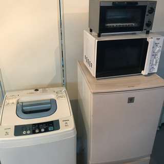生活家電3点セット 冷蔵庫 洗濯機 オーブンレンジ 高年式 2022 d 新作